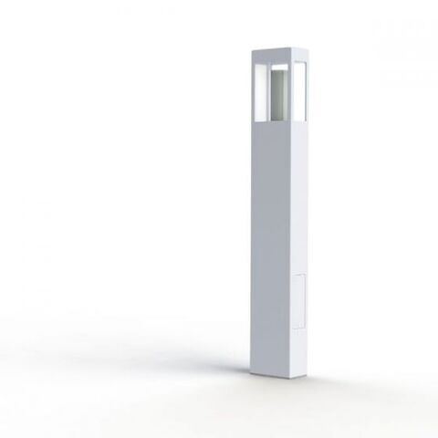 Moderne Pollerleuchte mit Klarglas – Brick² Nr. 4 | Roger Pradier